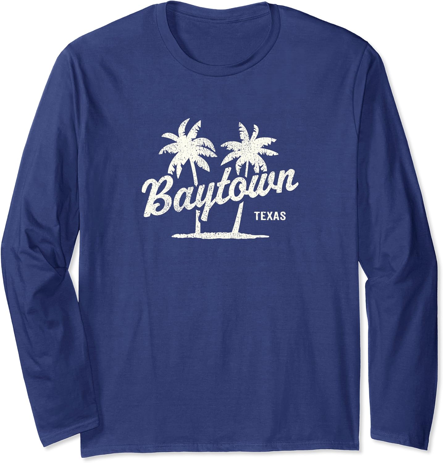 Amazoncom baytown texas vintage 70s palm trees graphic long sleeve t Amazoncom baytown texas vintage 70s palm trees graphic long sleeve t
